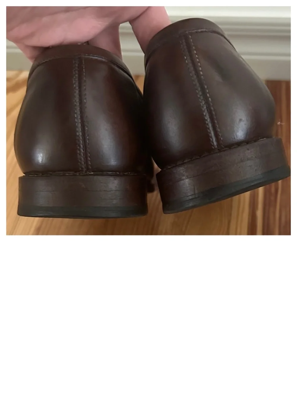 Allen Edmonds Lake Forest Penny Loafers Shoes Mens Sz 10 D Brown Leather Slip On